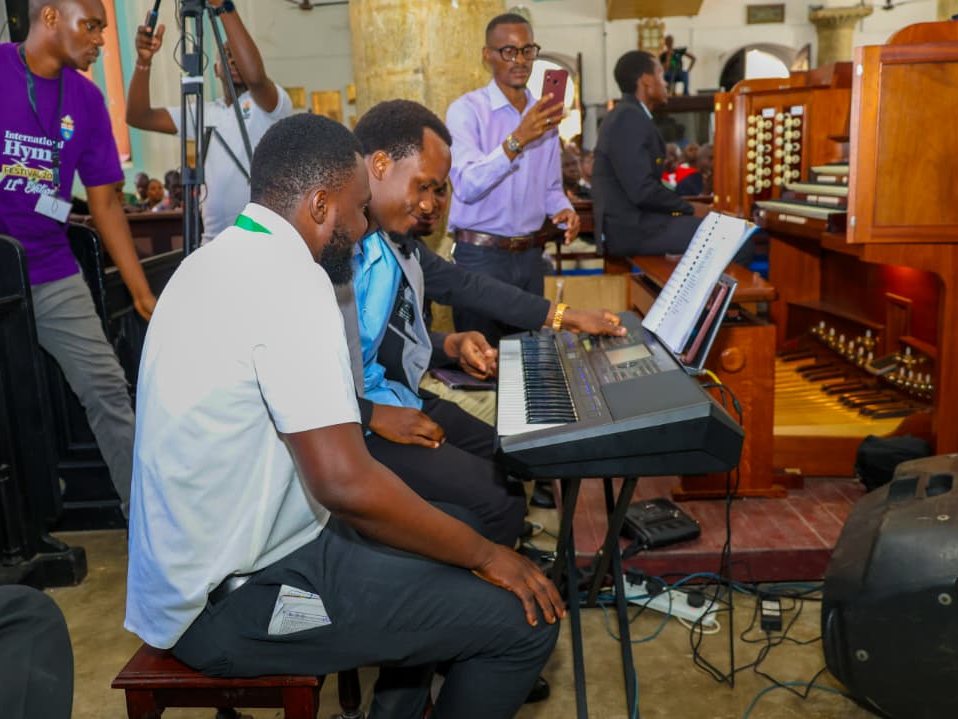 Accompanists at the keyboard